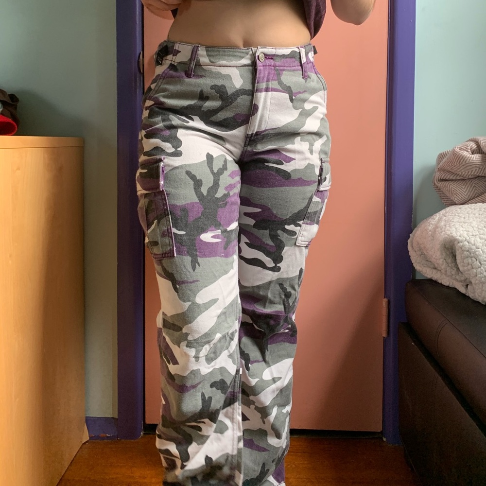 dickies cargo purple army pants size 5